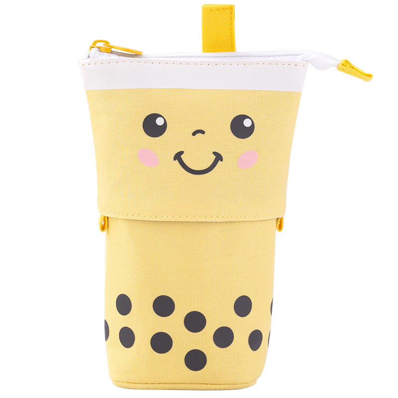 mango milk tea cute pencil case for students