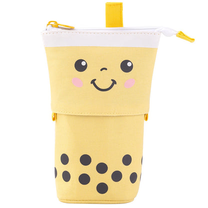 mango milk tea cute pencil case for students