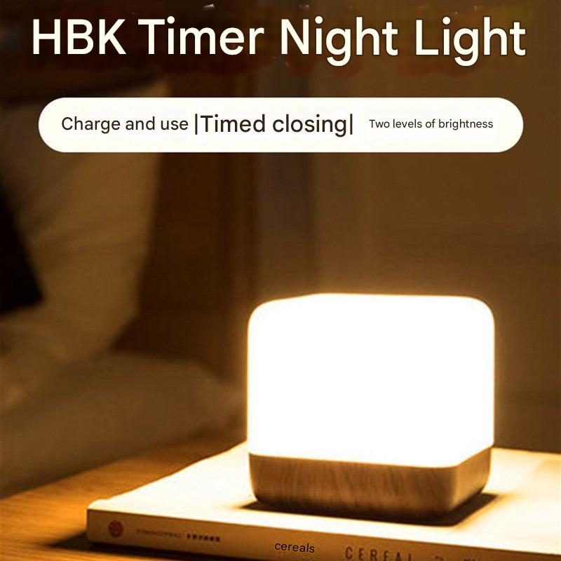 modern minimalist LED nightlight flipped on