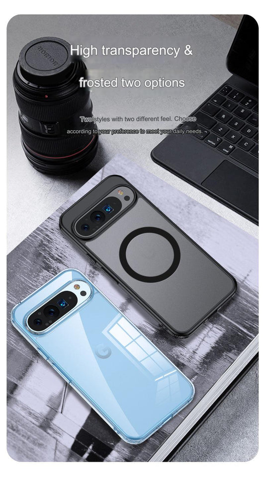 Magnetic TPU & PC Slim Case for Google Pixel 8 & Pixel 9 Series - Shockproof & Stylish Protection