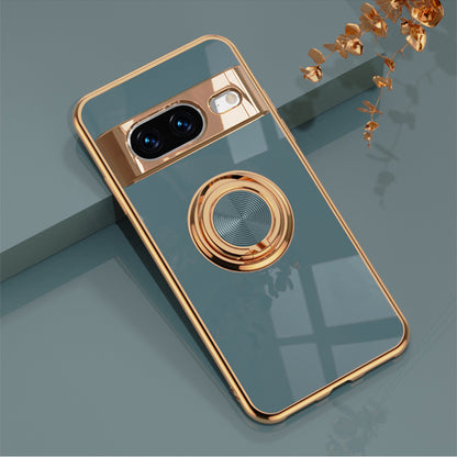 Premium Electroplated TPU Case for Google Pixel 8/8A/9 - Stylish & Durable Protection with Kickstand and Magnetic Car Mount Compatibility