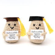 Doctoral Cap Potato Couple P Card (Pack of 1)