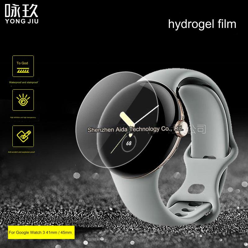 3D Curved Hydrogel Screen Protector for Google Pixel Watch 3 (41mm & 45mm) - HD, Anti-Fingerprint, Full Coverage