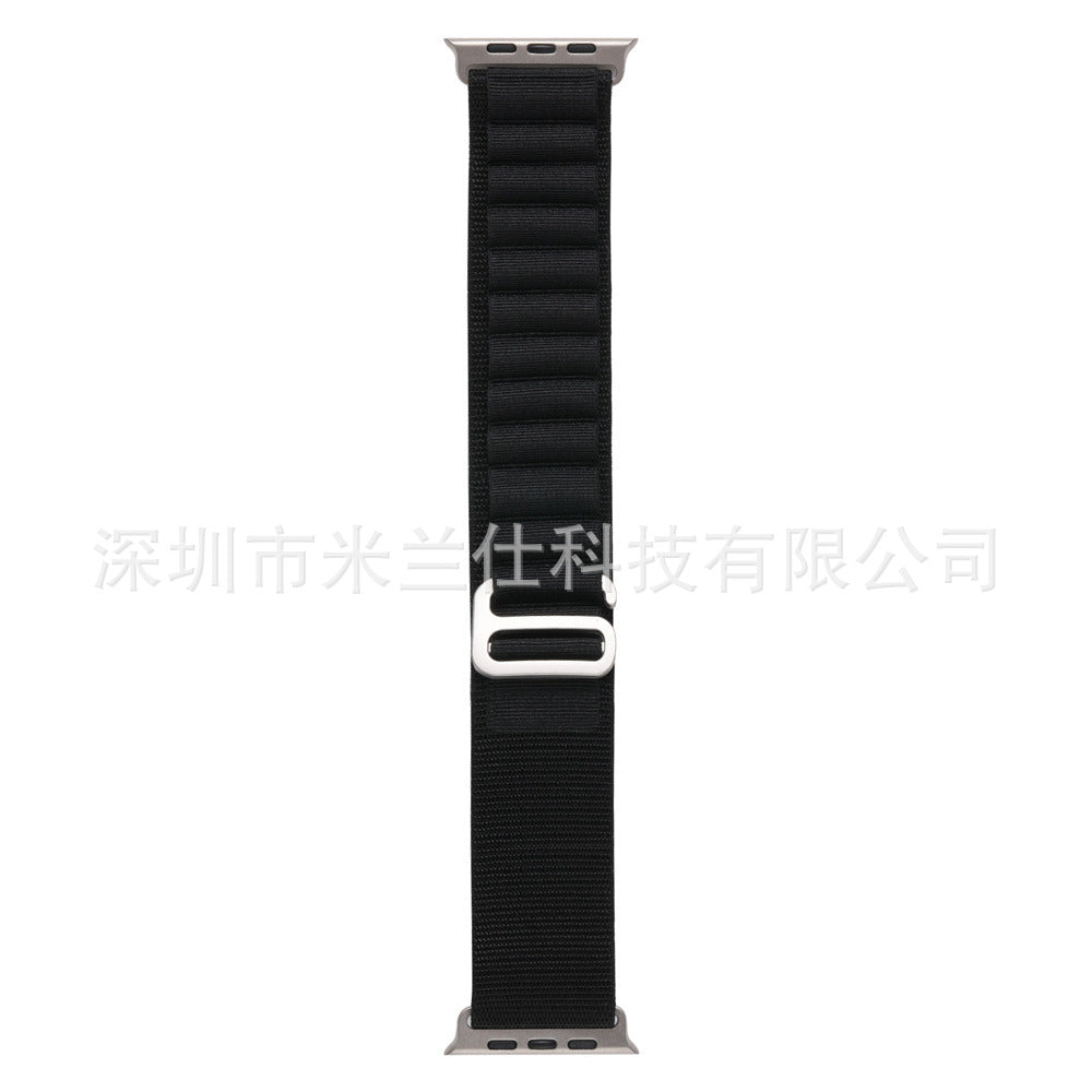 Durable Nylon Sport Strap for Apple Watch - Compatible with Ultra, Series 7 & More - Variety of Colors Available