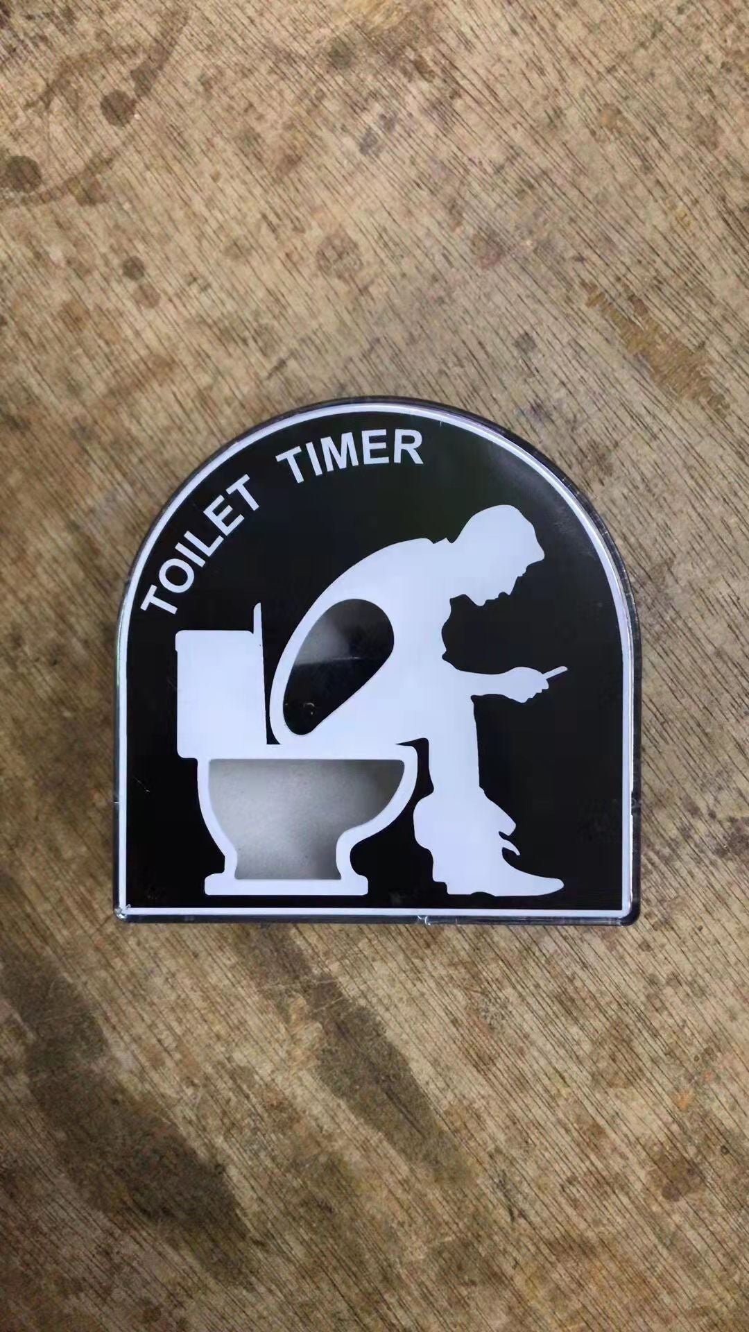 practical bathroom timer in toilet shape