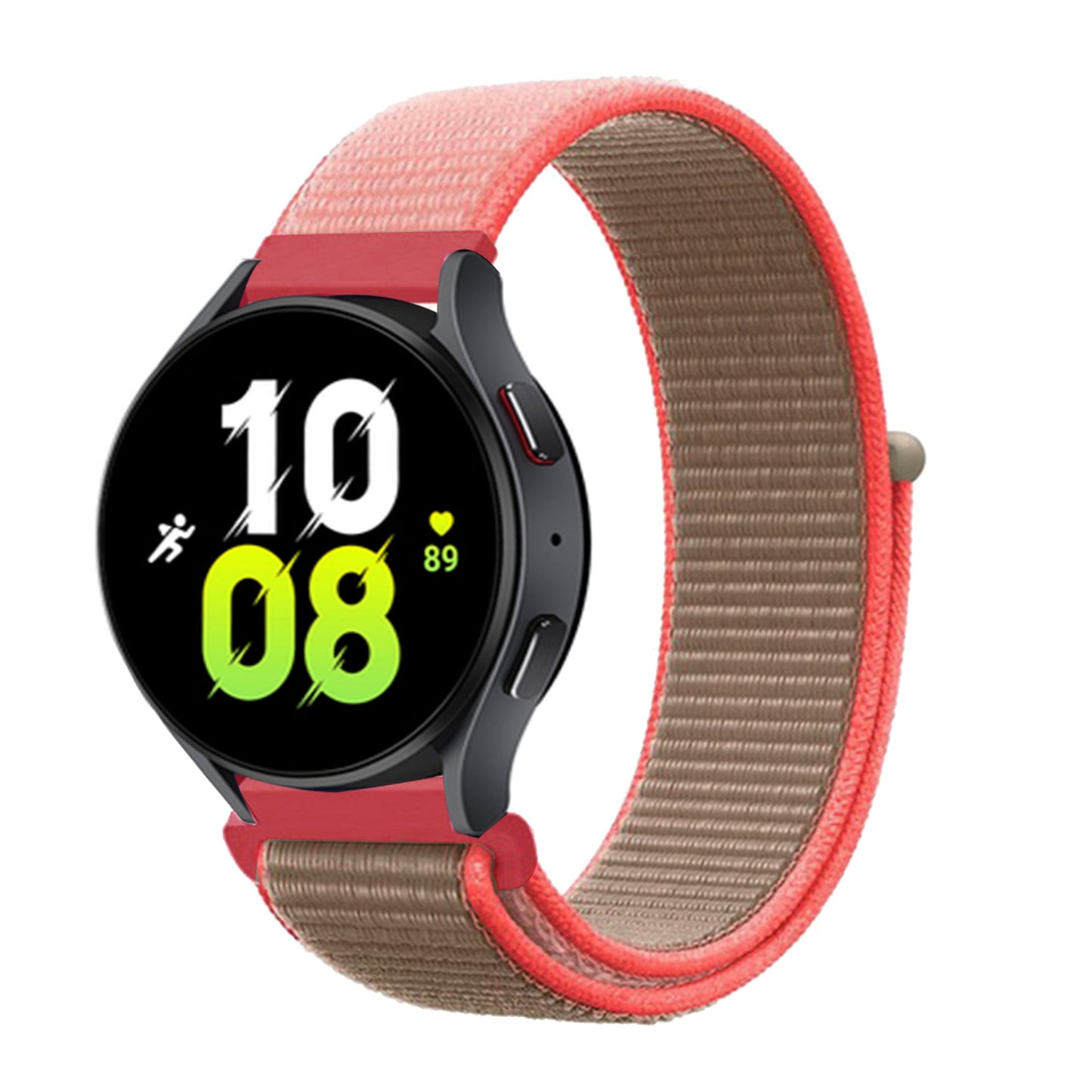 High-Quality 20/22mm Nylon Sport Watch Bands for Huawei GT4 & Samsung Galaxy Watch | Hook and Loop Design