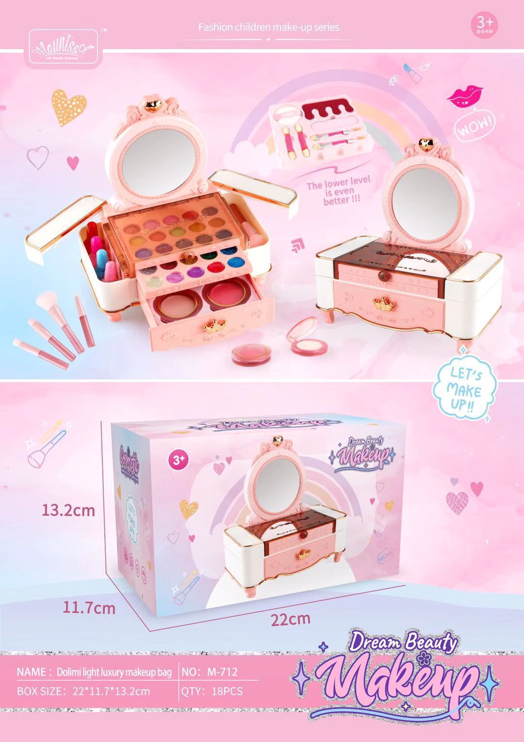 vibrant pretend makeup set seventh image