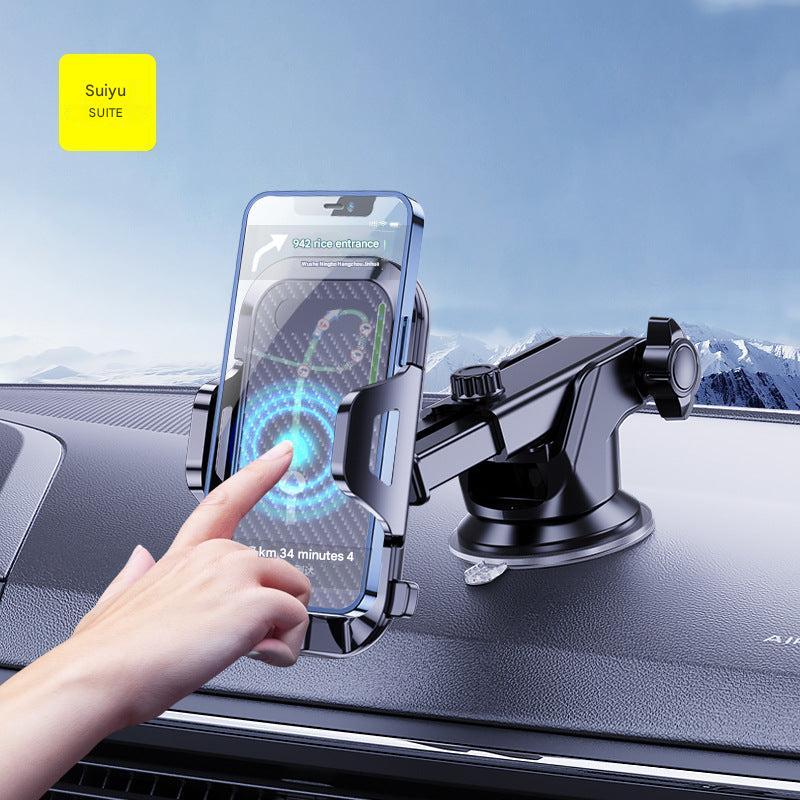 car windshield phone holder suction detail