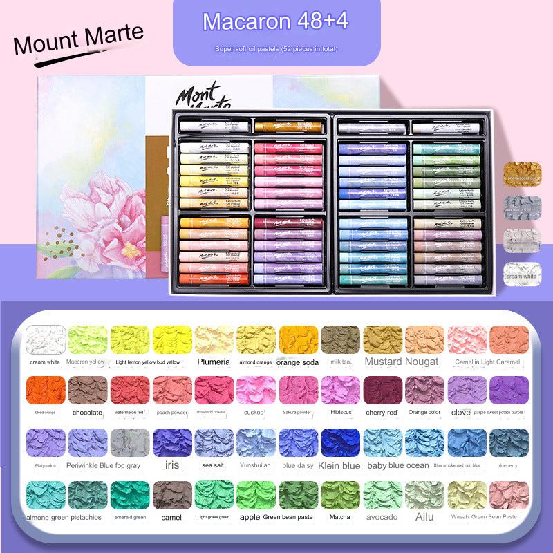 Montmartre 24-Color Ultra Soft Oil Pastels for Kids - Vibrant, Easy to Blend Art Crayons