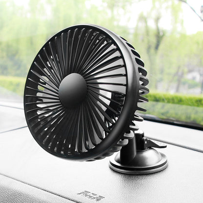 Car fan operating in truck