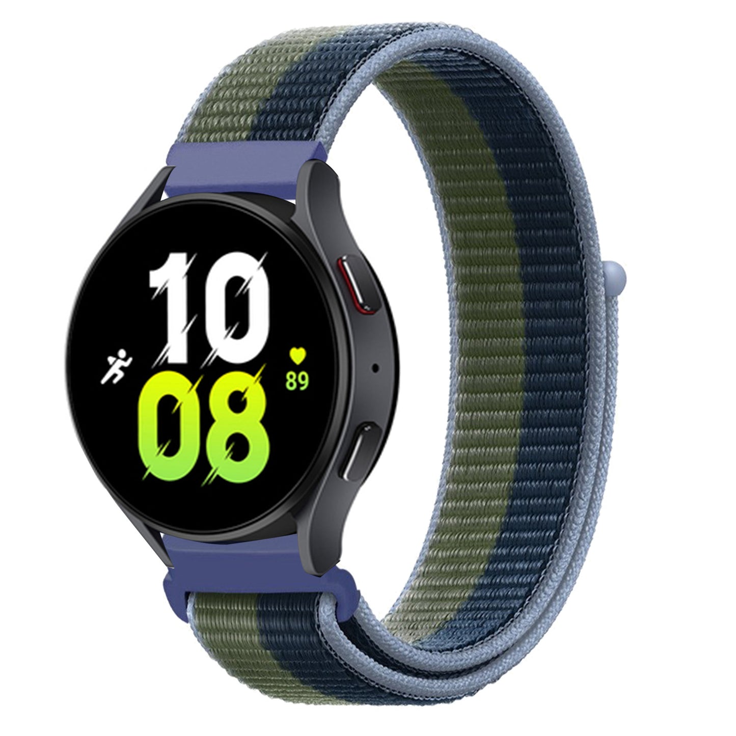 High-Quality 20/22mm Nylon Sport Watch Bands for Huawei GT4 & Samsung Galaxy Watch | Hook and Loop Design