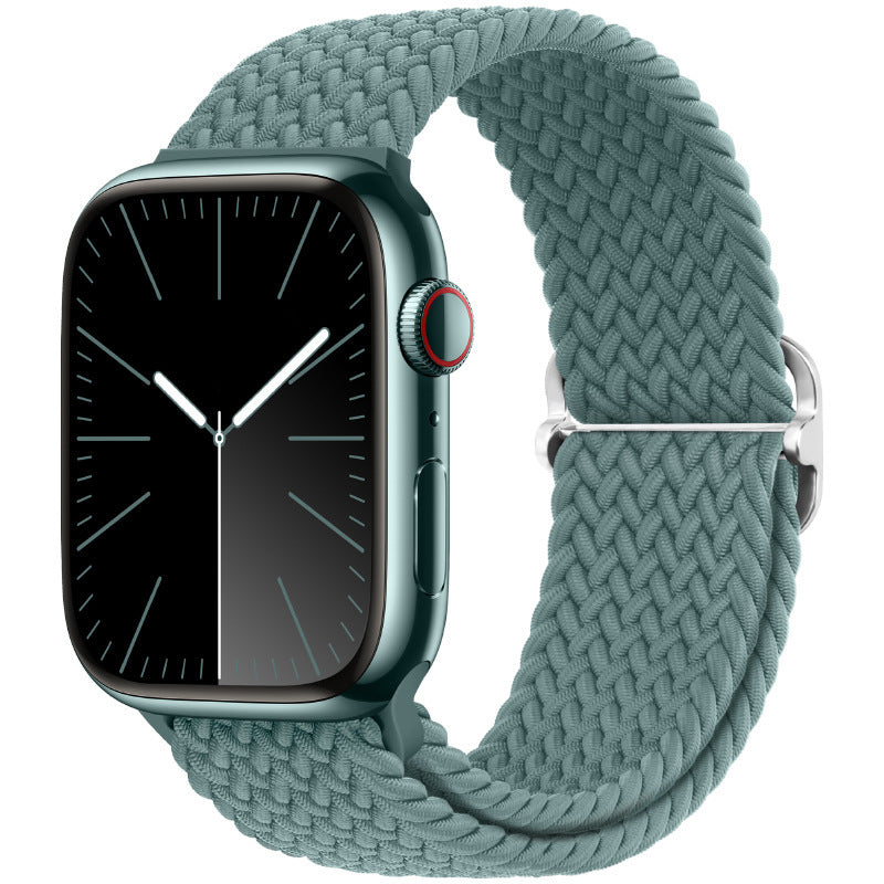 Premium Nylon Woven Watch Band for Apple Watch Series 4, 5, 6, 7, 8, SE, Ultra - Adjustable, Sporty Design