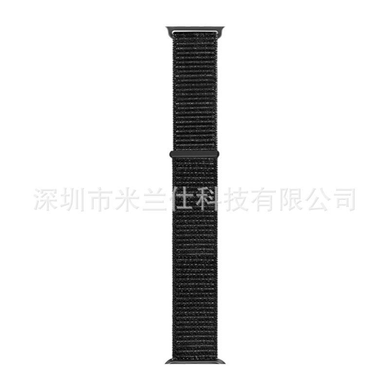 Nylon Sports Band for Apple Watch Series 1-9 & Ultra - Adjustable & Breathable with Velcro Closure