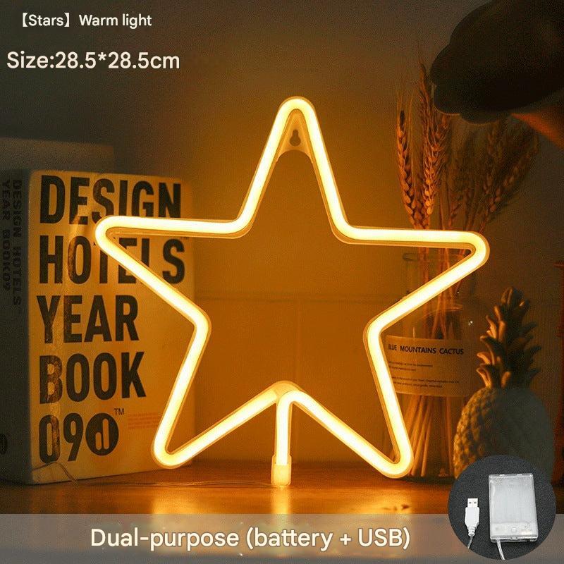 moose design colorful neon LED light