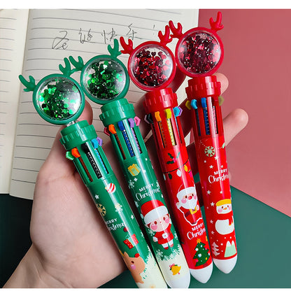 versatile colorful retractable ballpoint for holidays