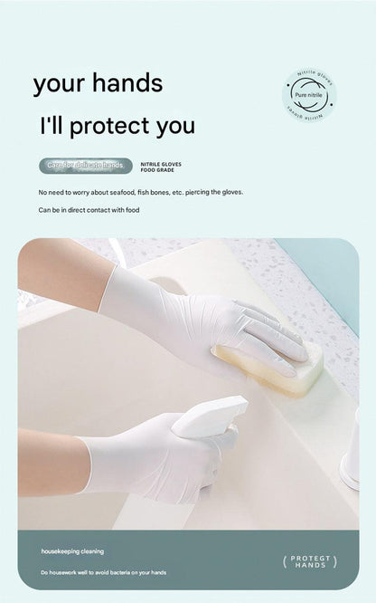 Household nitrile gloves