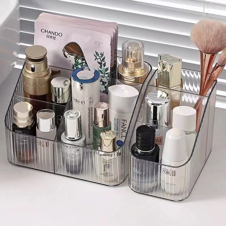 clear makeup organizer box image