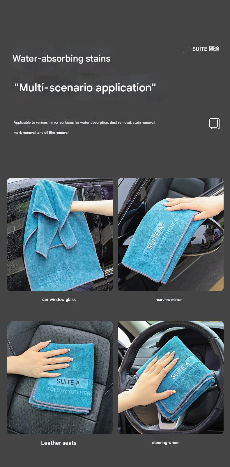 premium car cleaning towel soft surface