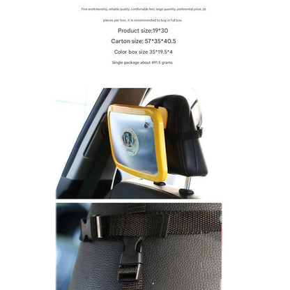 Easy-to-install baby mirror for car backseat