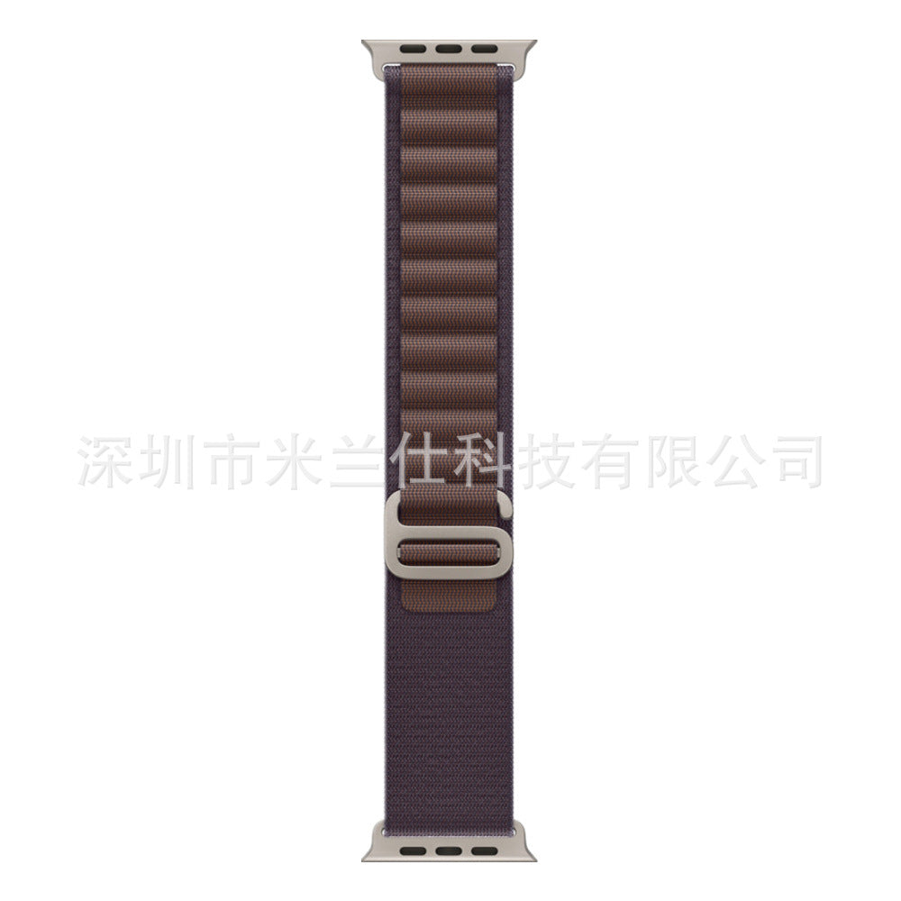 Durable Nylon Sport Strap for Apple Watch - Compatible with Ultra, Series 7 & More - Variety of Colors Available