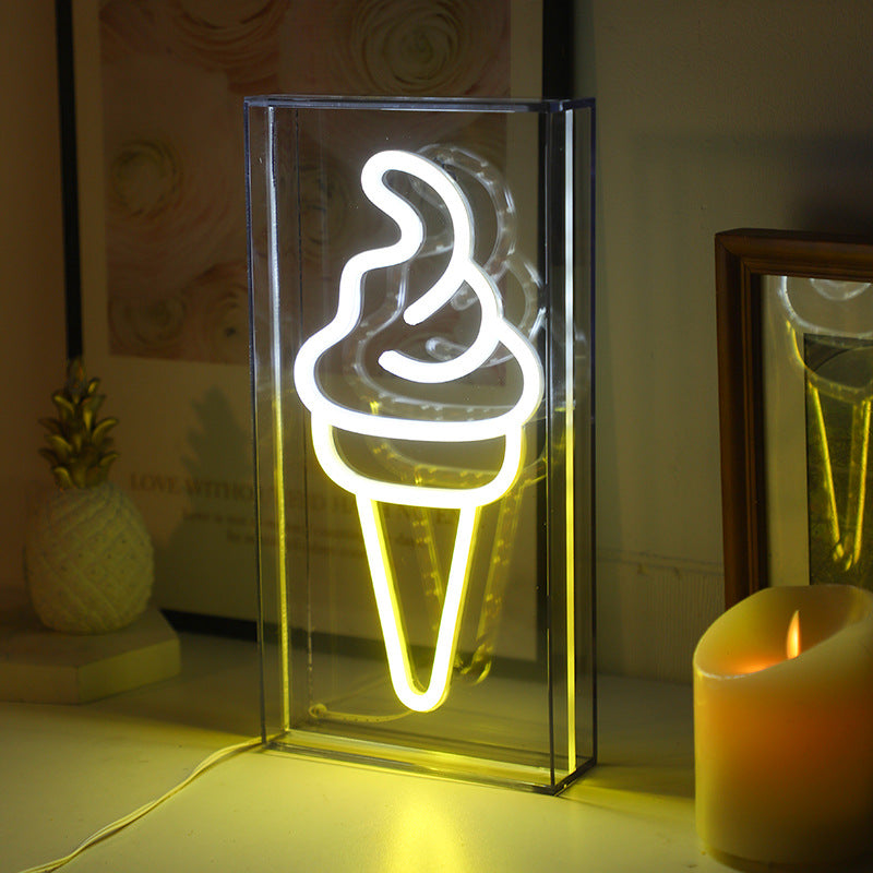 Neon Bliss LED Love wall hanging light