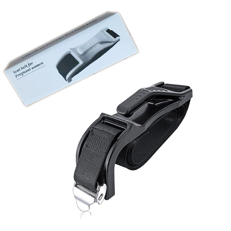 adjustable maternity car belt on car seat