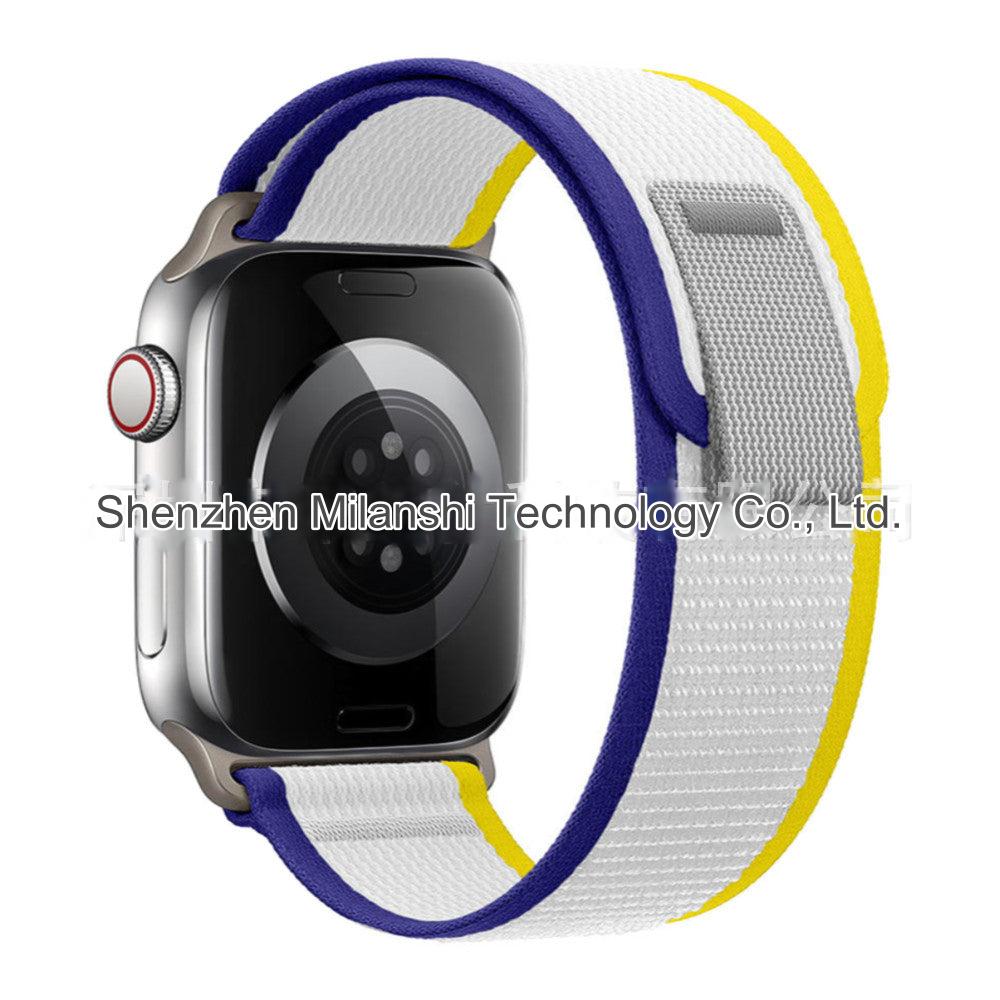 Durable Nylon Sport Strap for Apple Watch - Compatible with Ultra, Series 7 & More - Variety of Colors Available