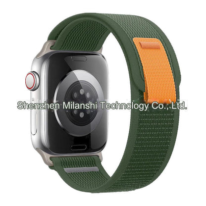 Durable Nylon Sport Strap for Apple Watch - Compatible with Ultra, Series 7 & More - Variety of Colors Available