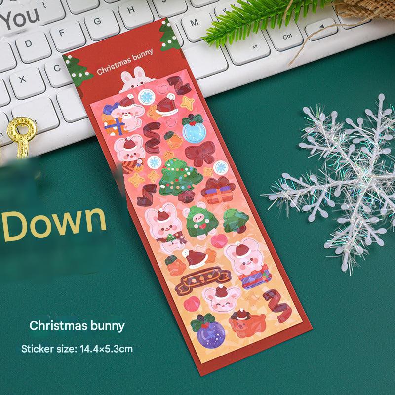 Christmas decoration DIY sticker snowman