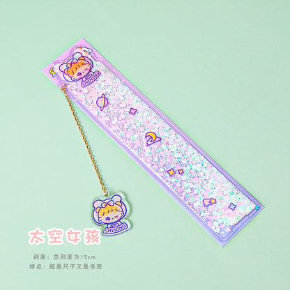 Cherry Girl decorative 15cm ruler