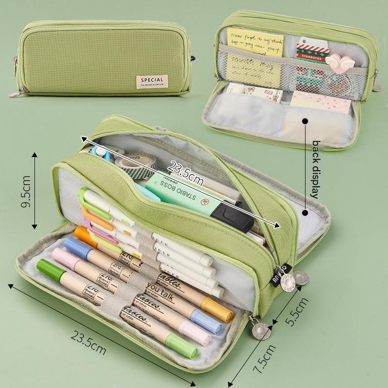 Angoo pencil case black color highlight