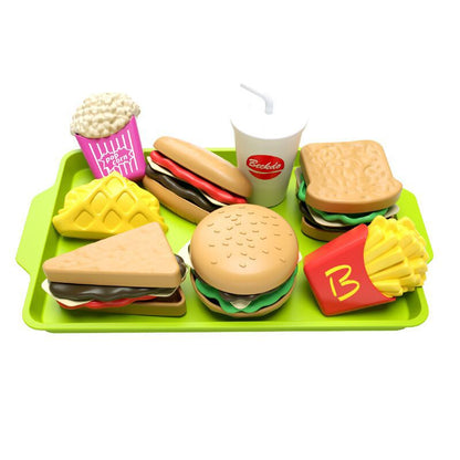 creative burger-making toy set for kids